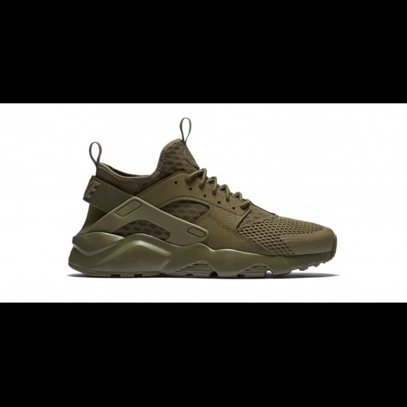 Nike Air Huarache Run Ultra Triple Olive